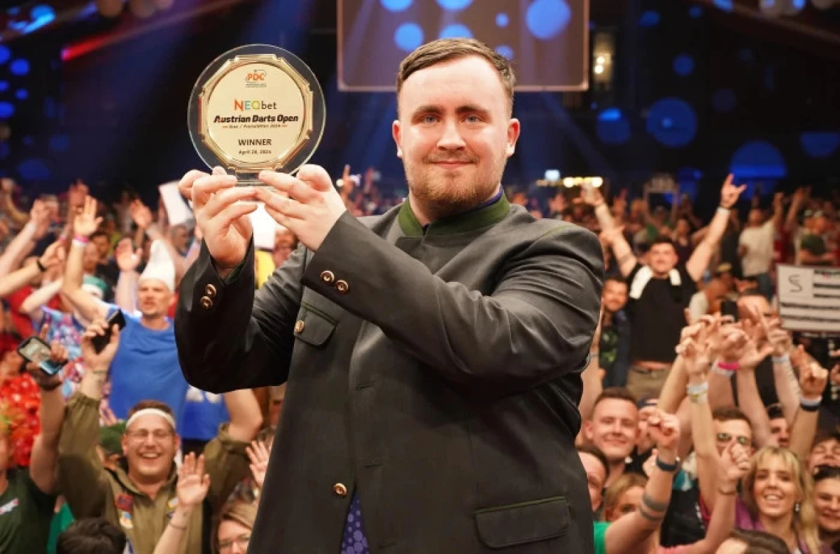 Luke Littler wins the Austrian Open