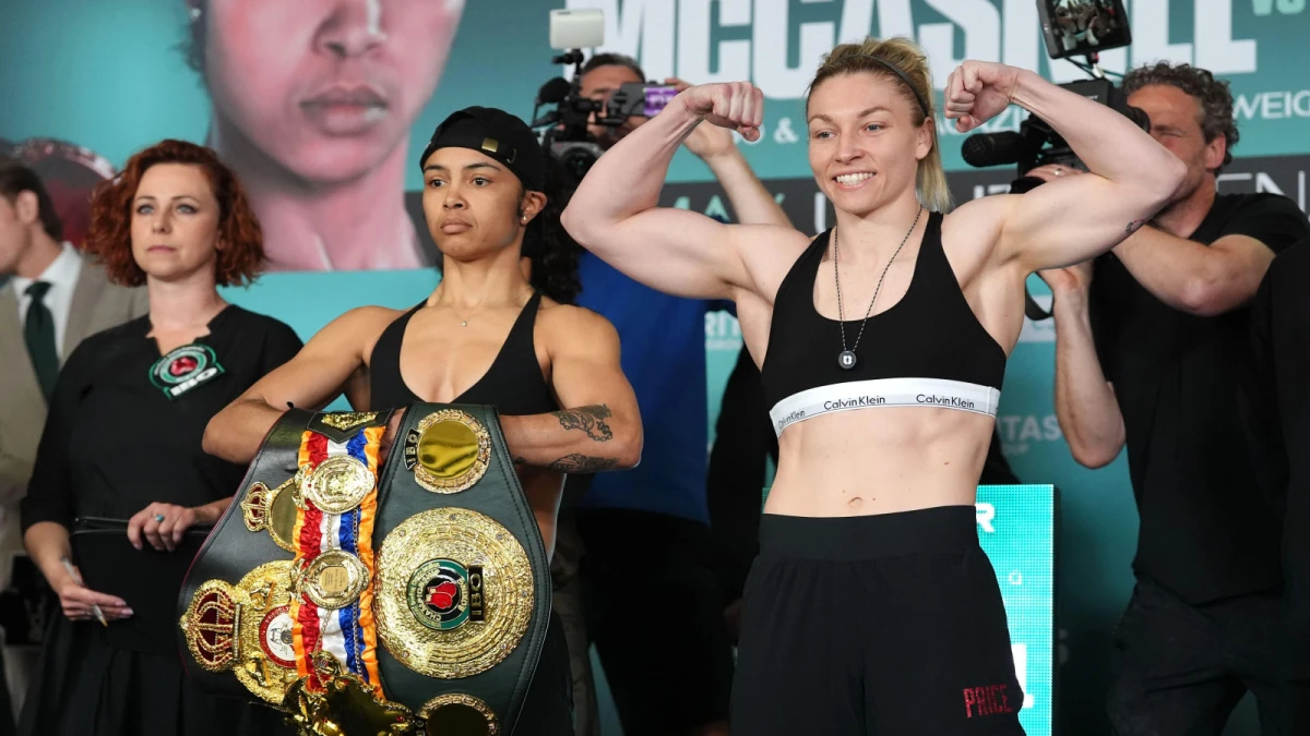 Jessica McCaskill and Lauren Price