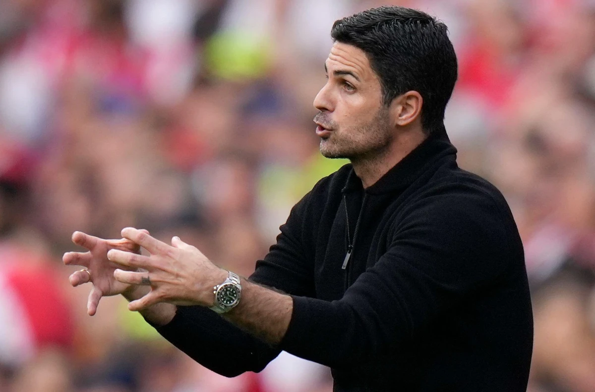 Arsenal's manager Mikel Arteta