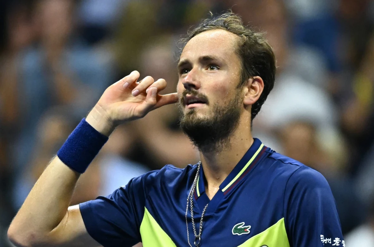 Daniil Medvedev at the US Open