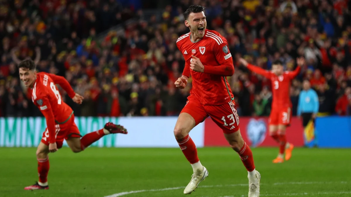 Kieffer Moore of Wales