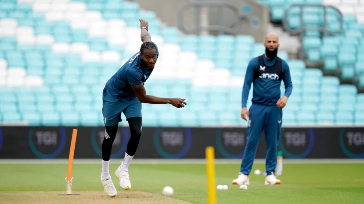Jofra Archer in training