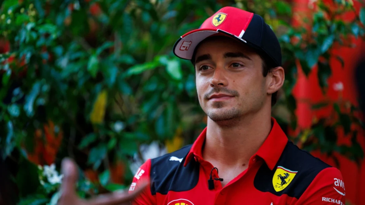Charles Leclerc in Singapore
