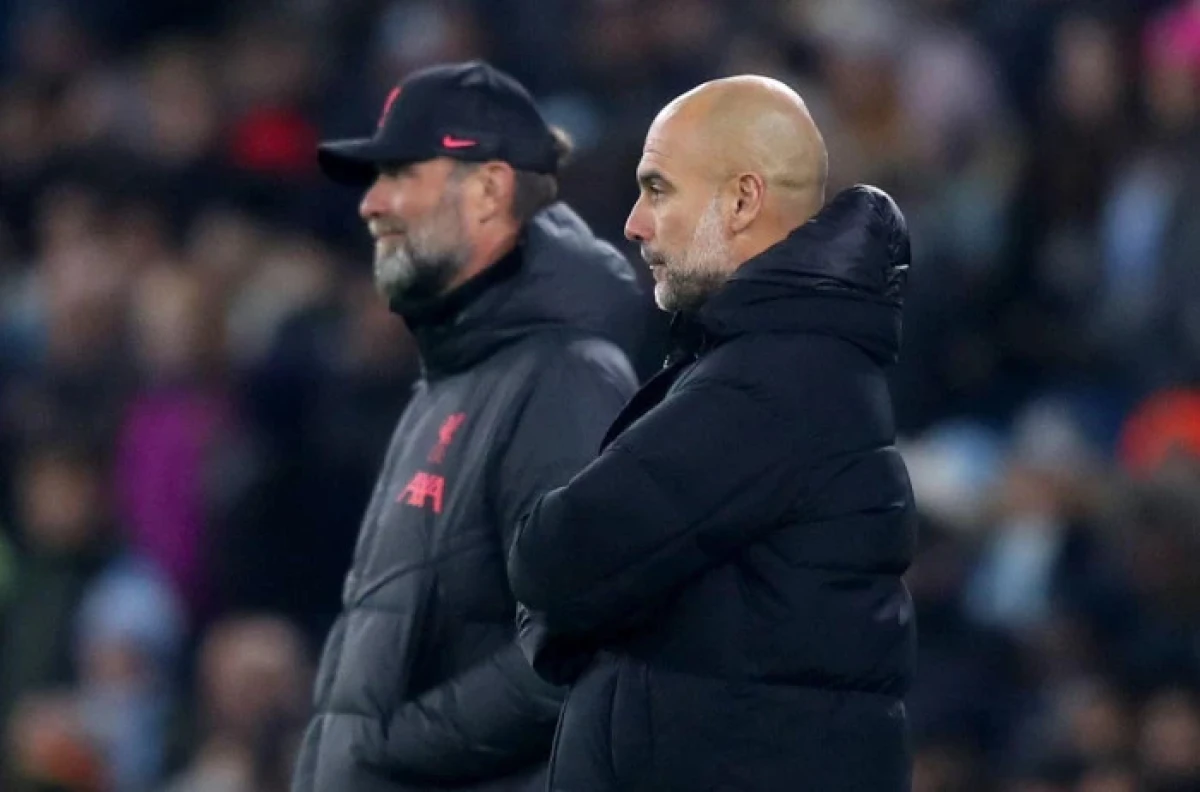 Jurgen Klopp and Pep Guardiola