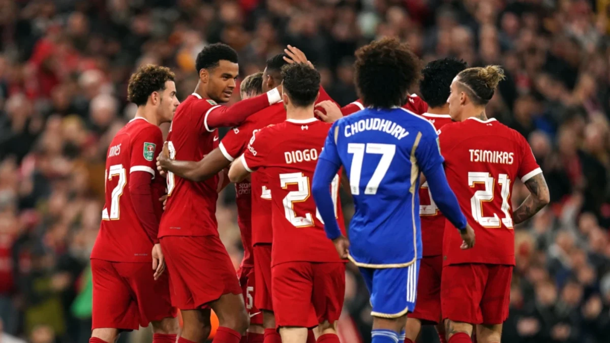 Liverpool goal celebration