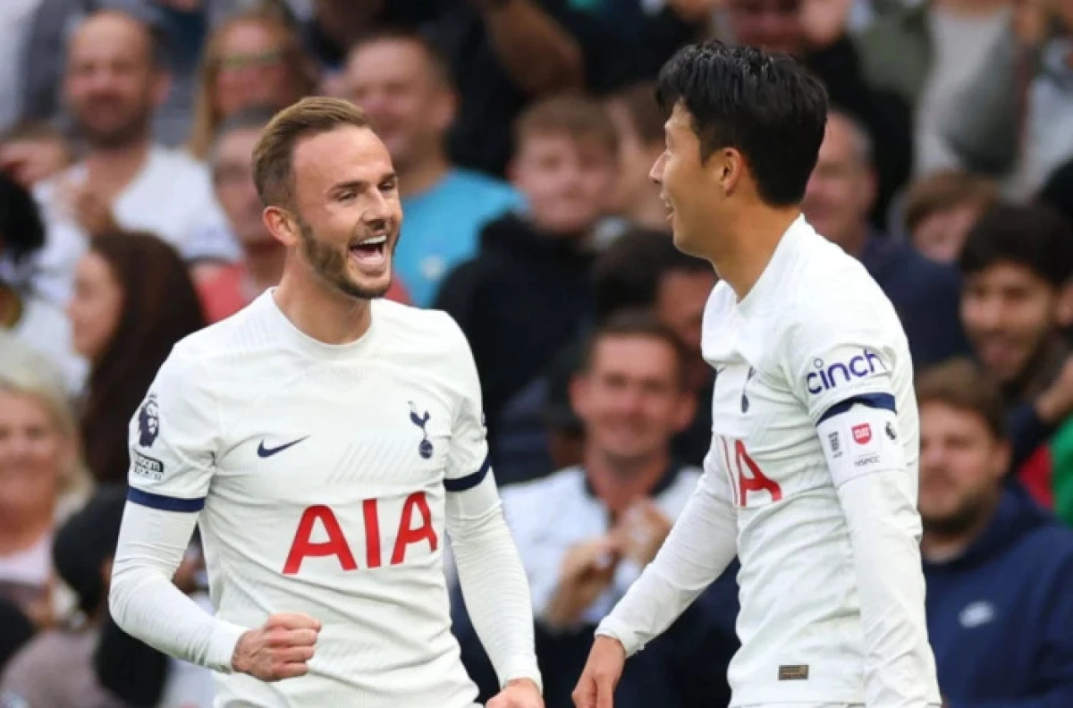 James Maddison and Son Heung-min