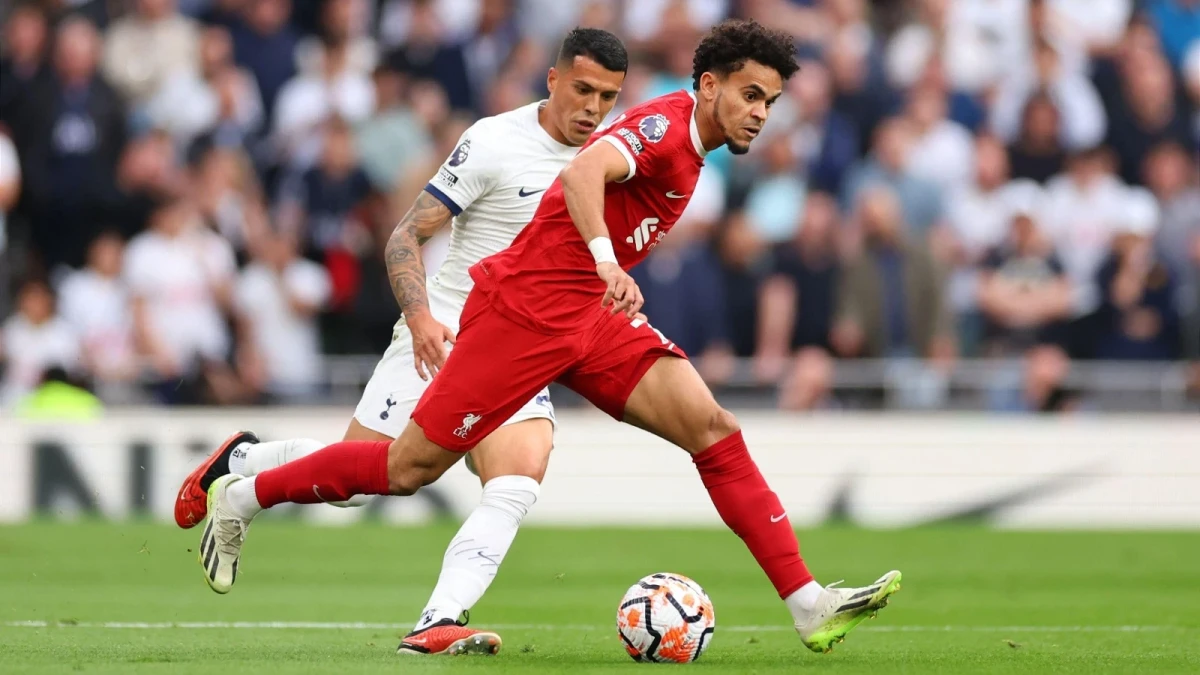 Luis Diaz of Liverpool