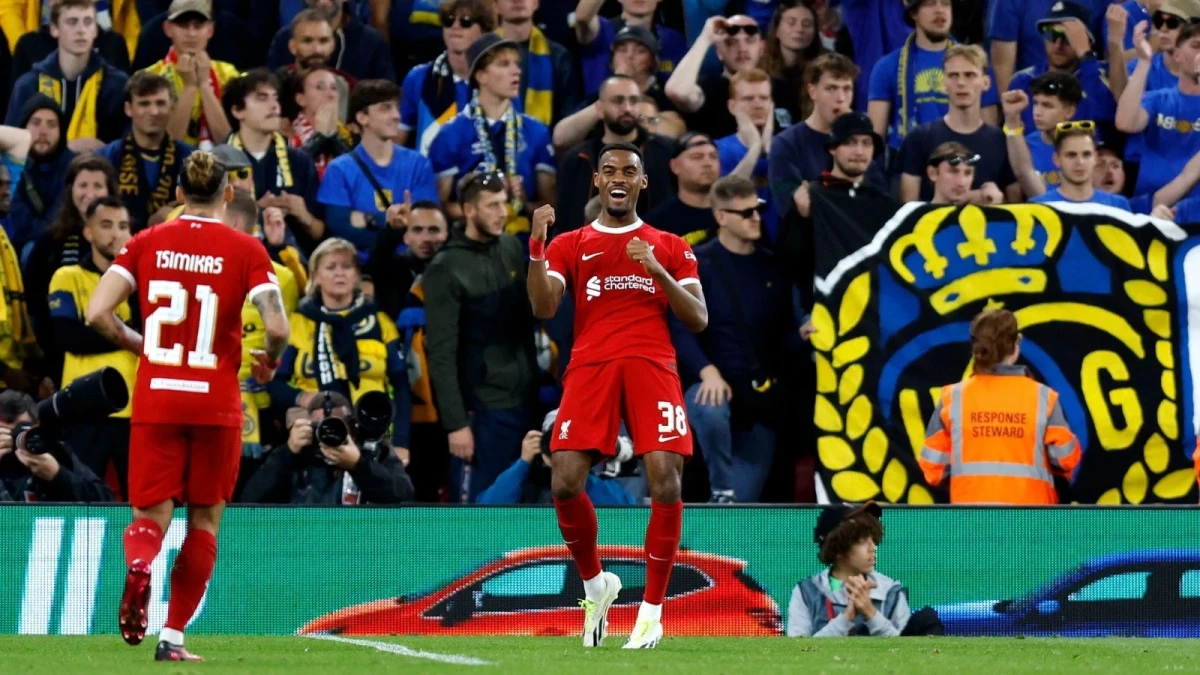 Ryan Gravenberch scored for Liverpool