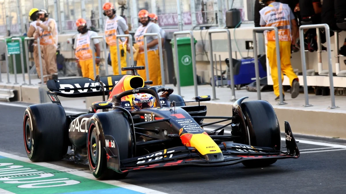 Max Verstappen of Red Bull Racing at Qatar