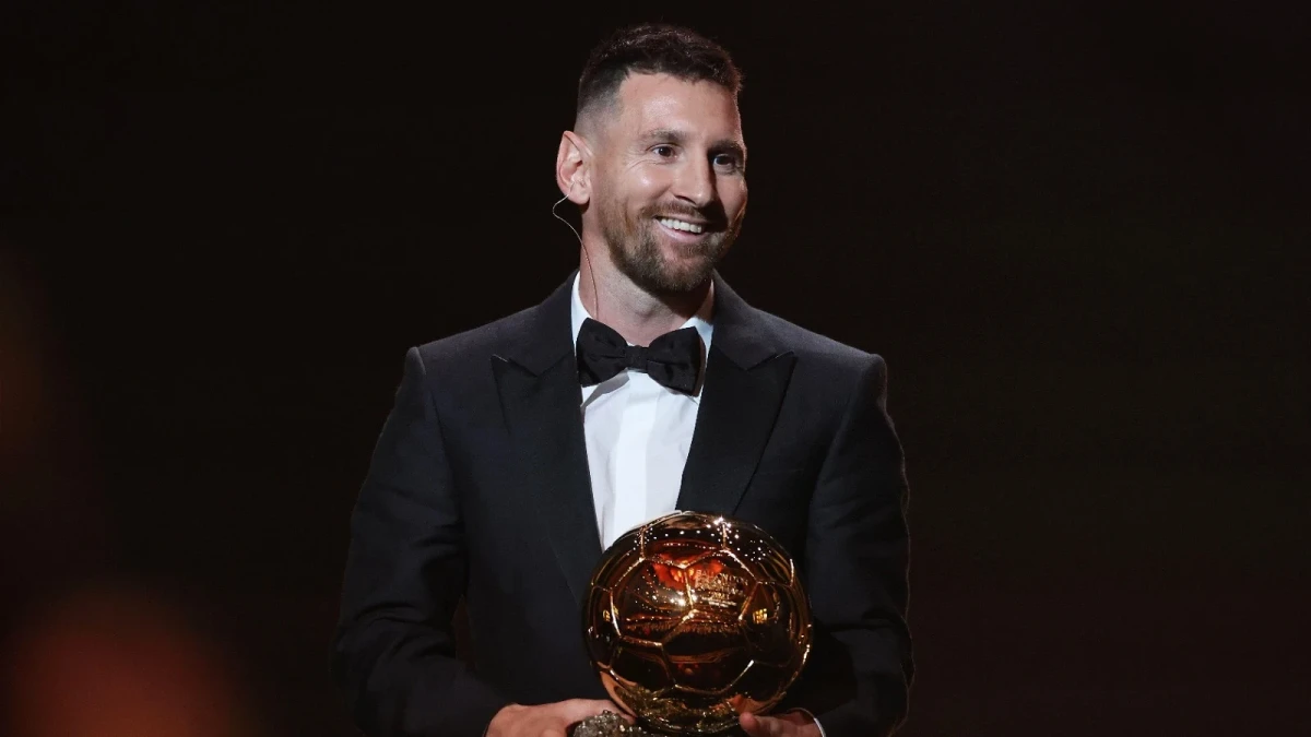 Lionel Messi wins Ballon d'Or