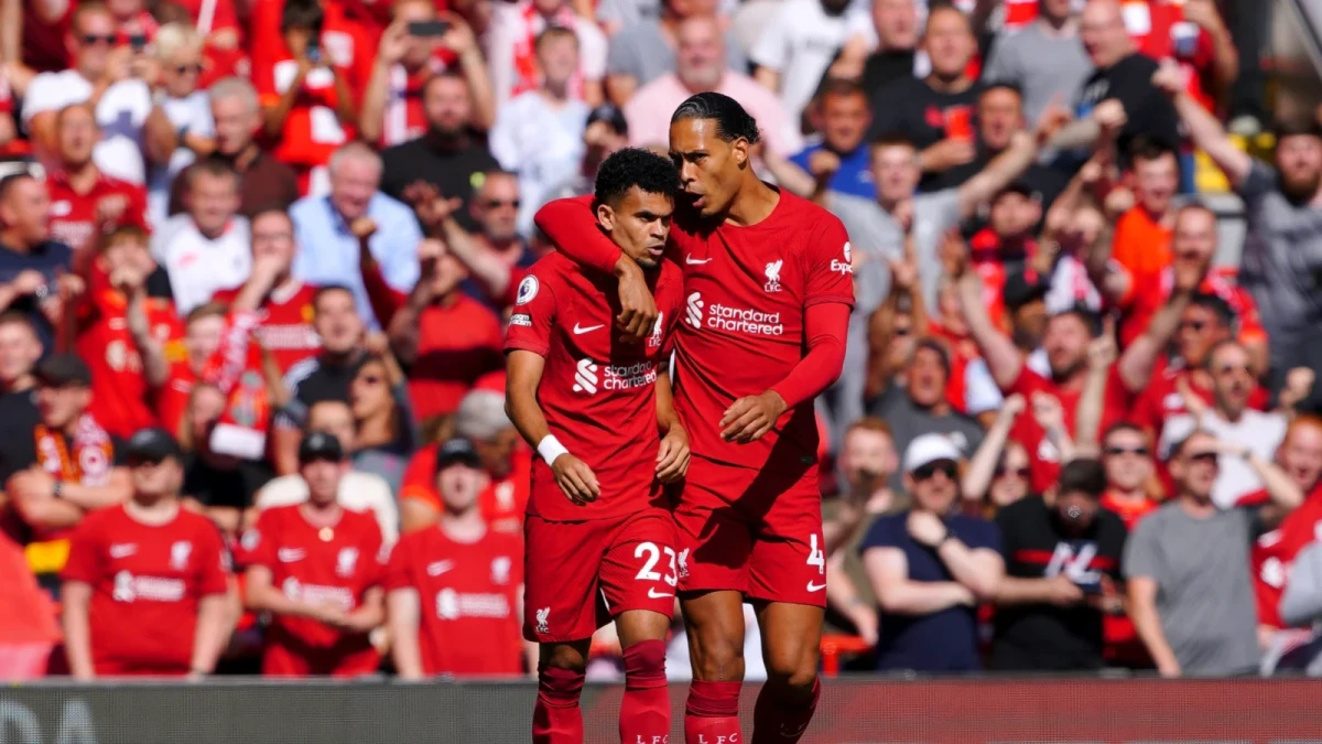 Virgil van Dijk Luis Diaz