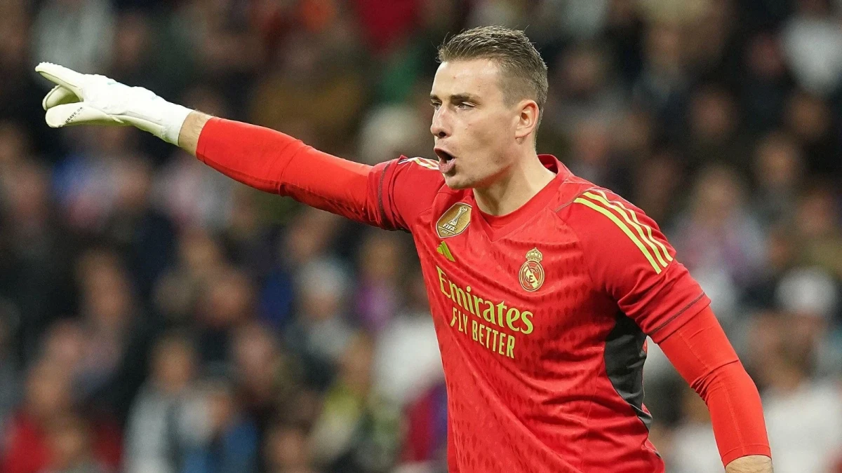 Andriy Lunin of Real Madrid