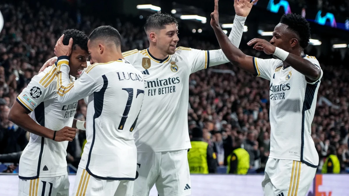 Rodrygo Goes and Vinicius Junior