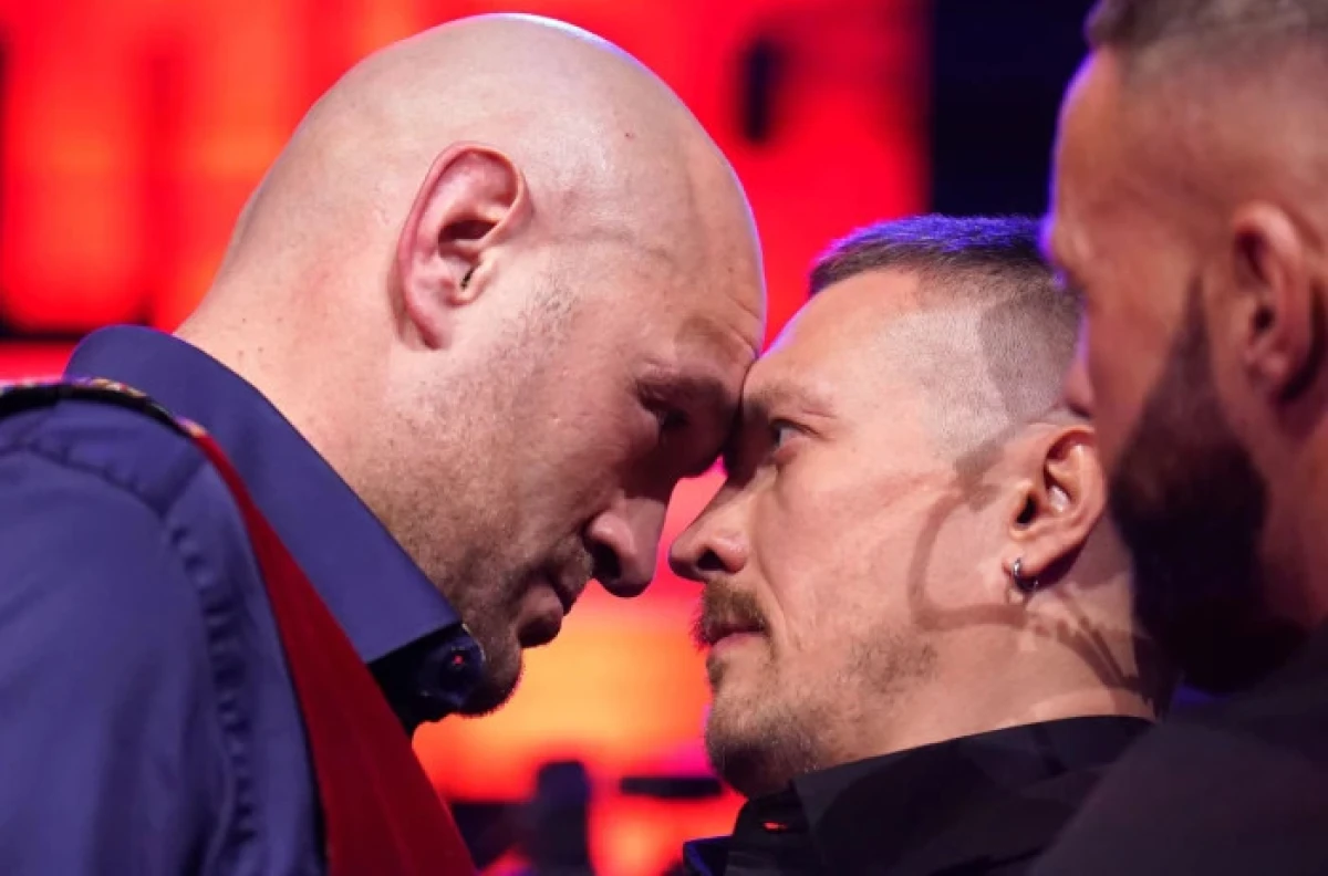 Tyson Fury and Oleksandr Usyk