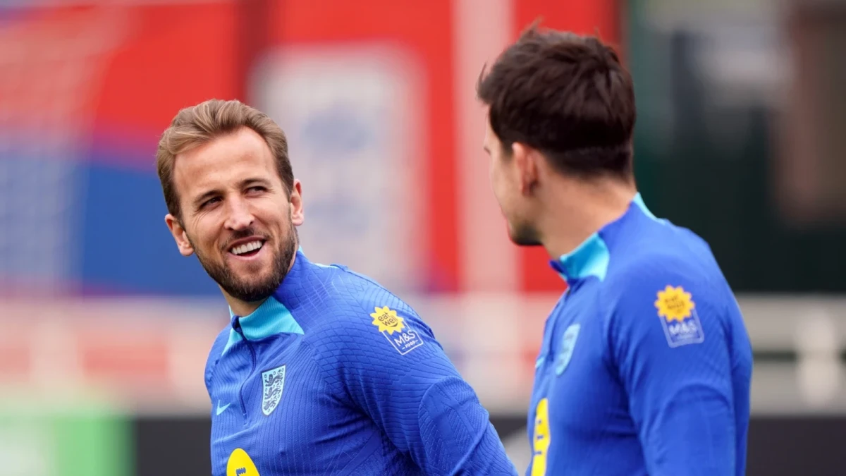 Harry Kane and Harry Maguire October 2023