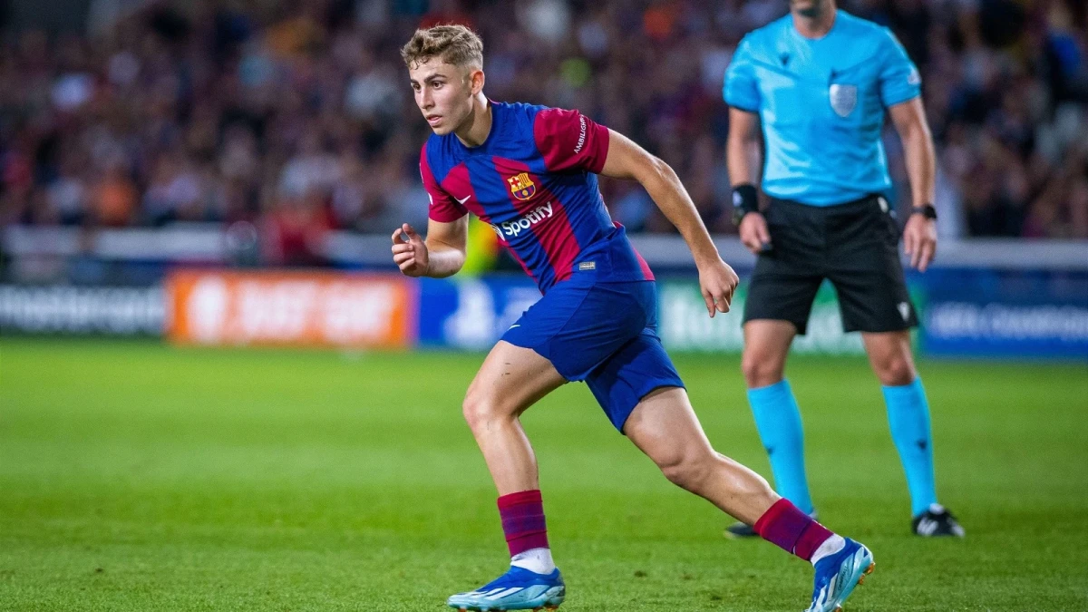 Fermin Lopez of FC Barcelona