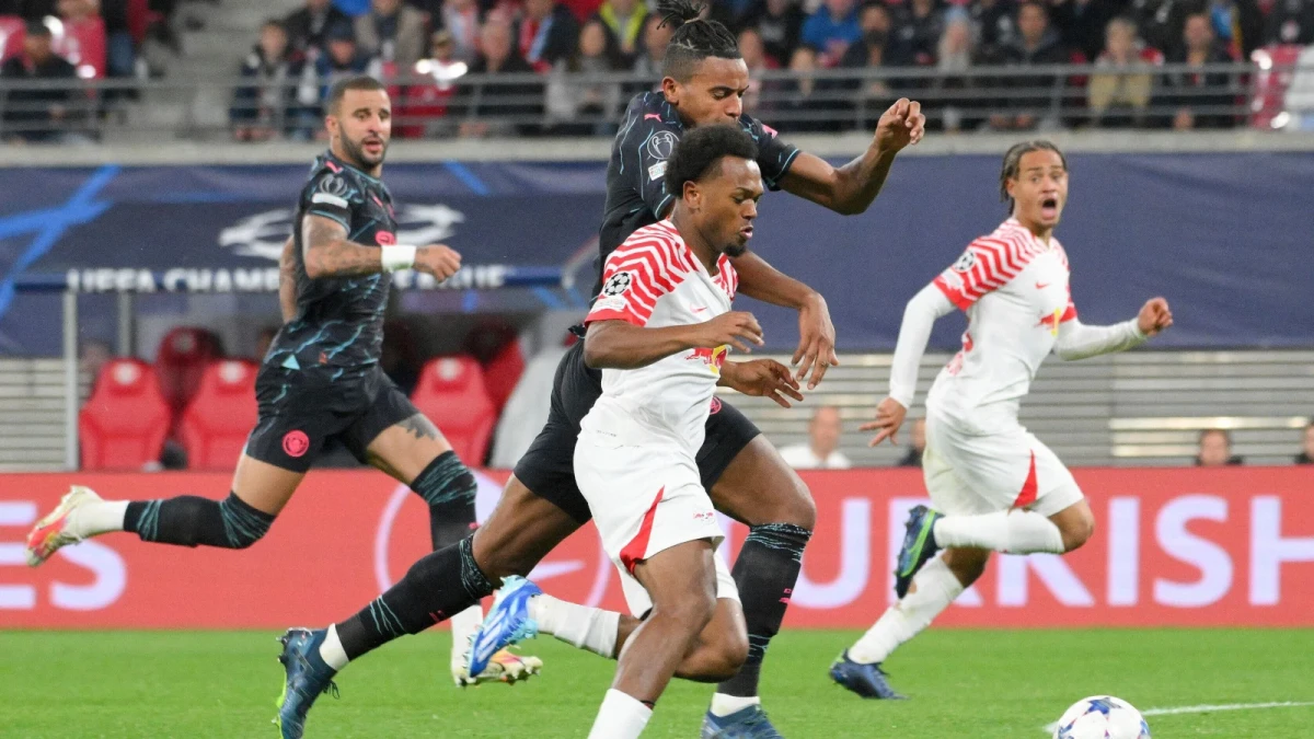 RB Leipzig 1-3 Man City in the Champions League