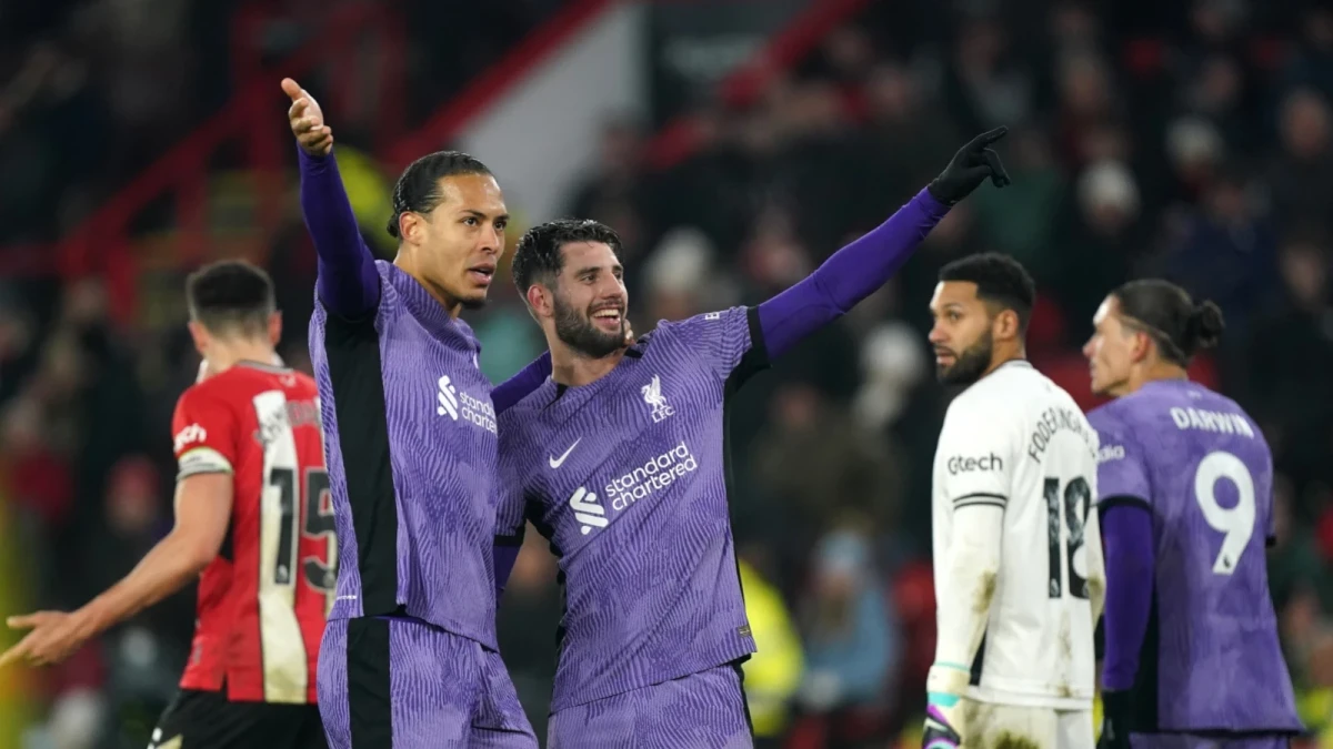 VIrgil van Dijk and Dominik Szoboslai