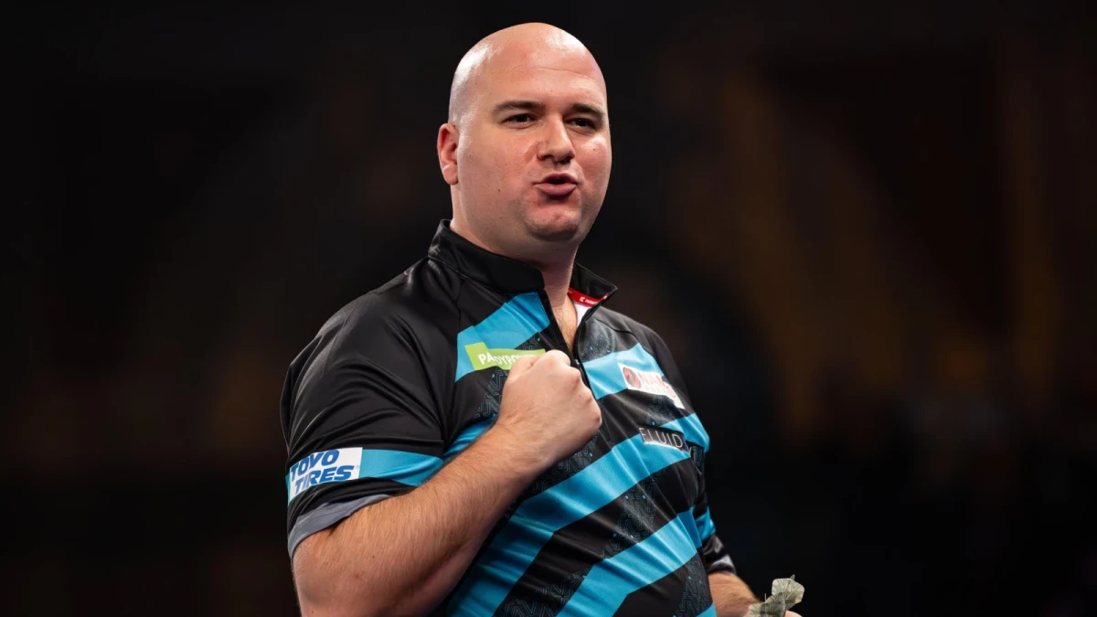 Rob Cross at World Darts Championship