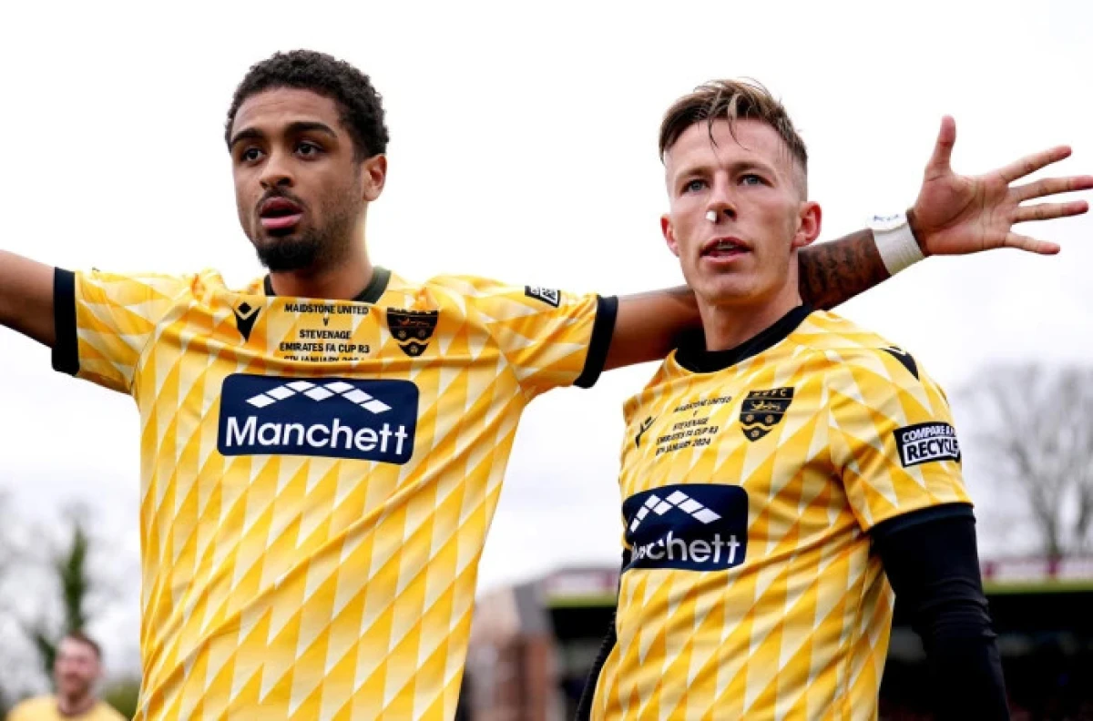 Maidstone United's Sam Corne