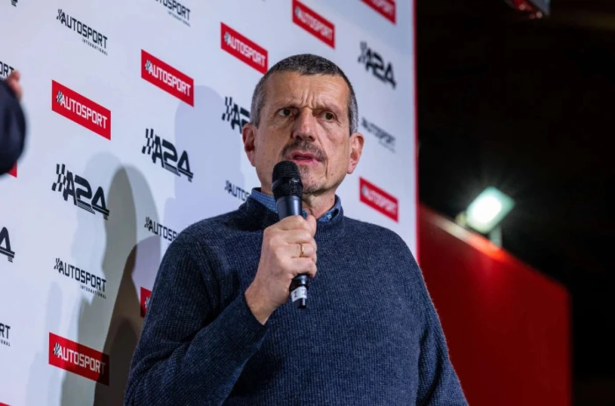 Guenther Steiner being interviewed on the main stage at Autosport Show - Jan 2024