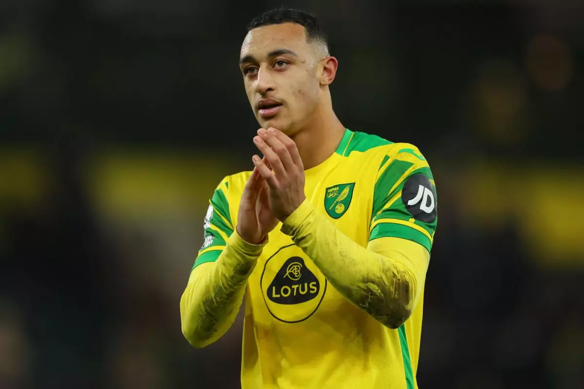Adam Idah of Norwich City - Jan 2022