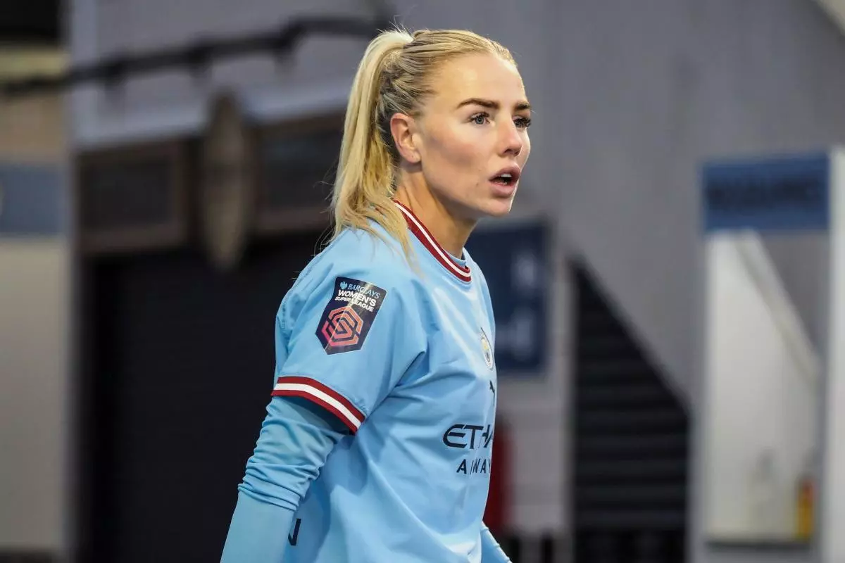 Manchester City Alex Greenwood in action during the Barclays FA Womens Super League