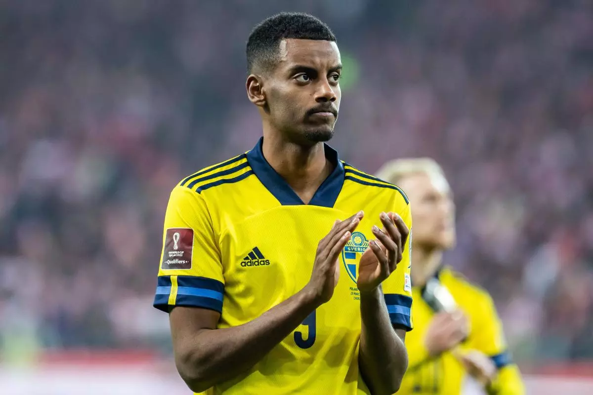 Alexander Isak of Sweden