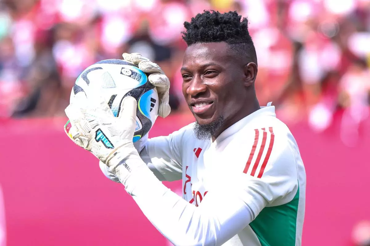 Andre Onana of Manchester United 22 Jul 2023