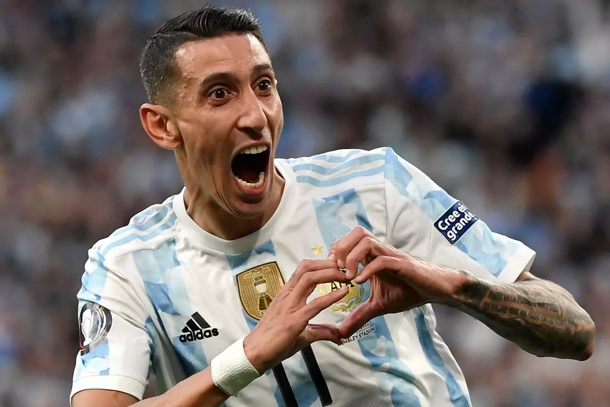 Angel Di Maria of Argentina