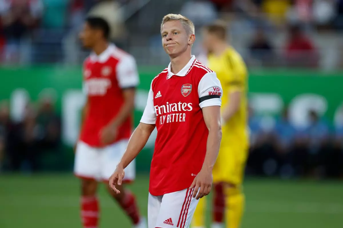 Arsenal midfielder Oleksandr Zinchenko