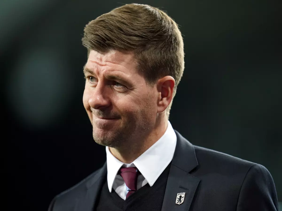 Aston Villa manager Steven Gerrard who wants to keep Axel Tuanzebe at Aston Villa after the on-loan defender was linked with Napoli. Issue date: Friday December 31, 2021.