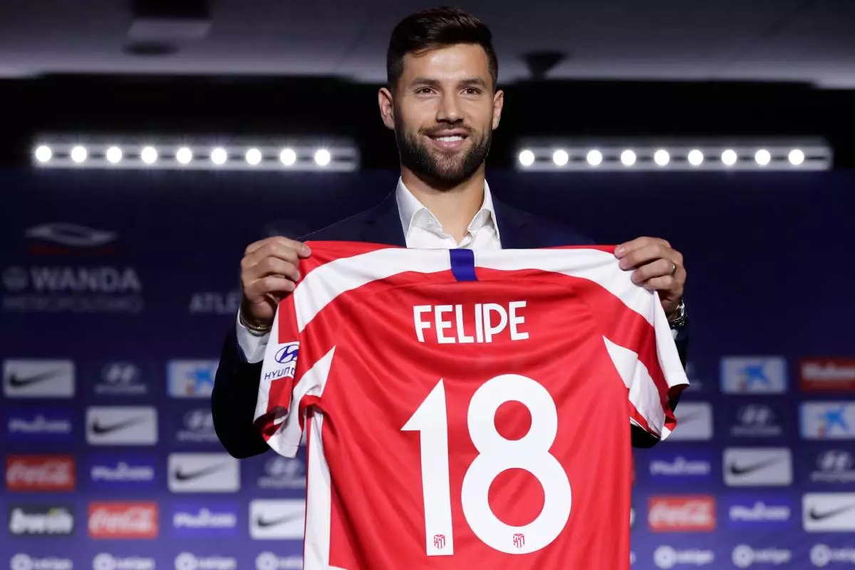 Atletico Madrid's Felipe Monteiro