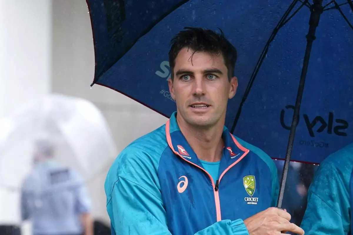 Australia's Pat Cummins on day five of the 4th Ashes Test - July 2023