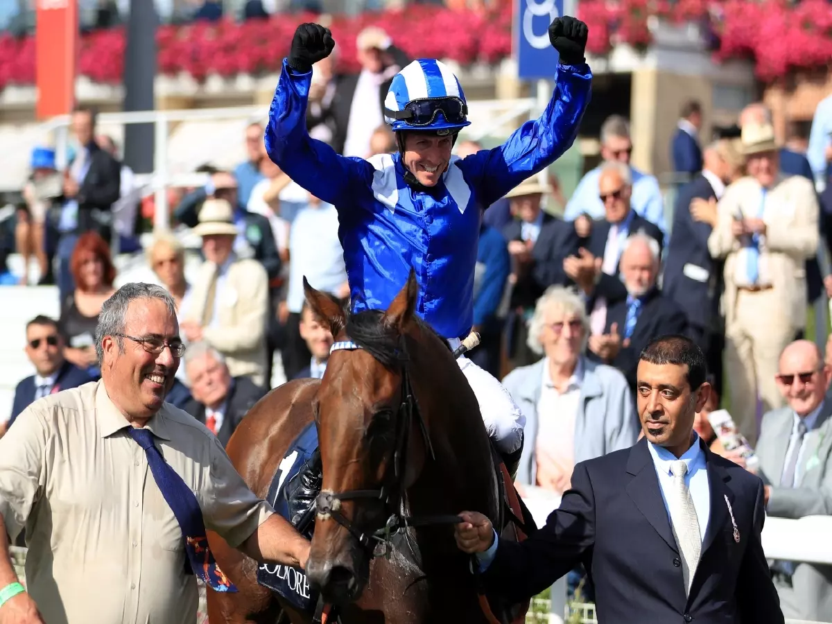 Jim Crowley aboard Battaash Nunthorpe Aug19