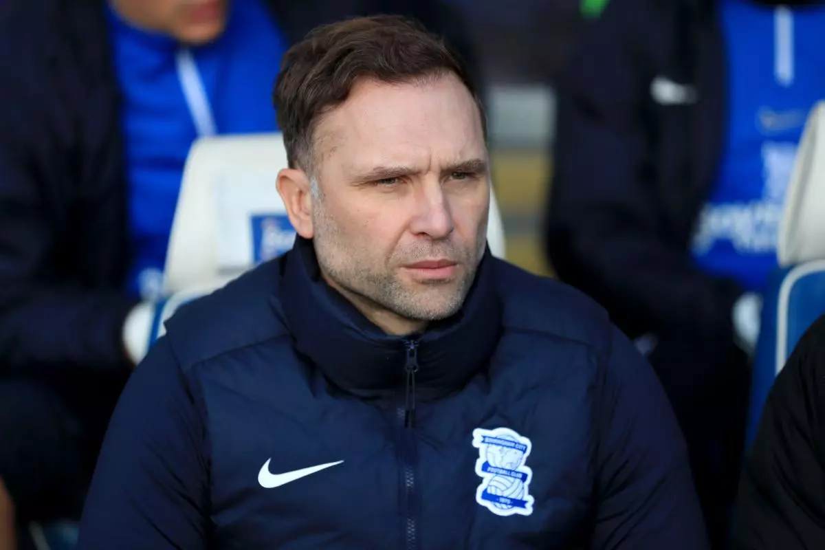 Birmingham City manager John Eustace