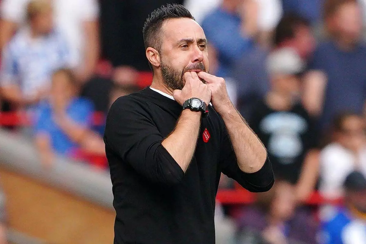 Brighton and Hove Albion manager Roberto De Zerbi