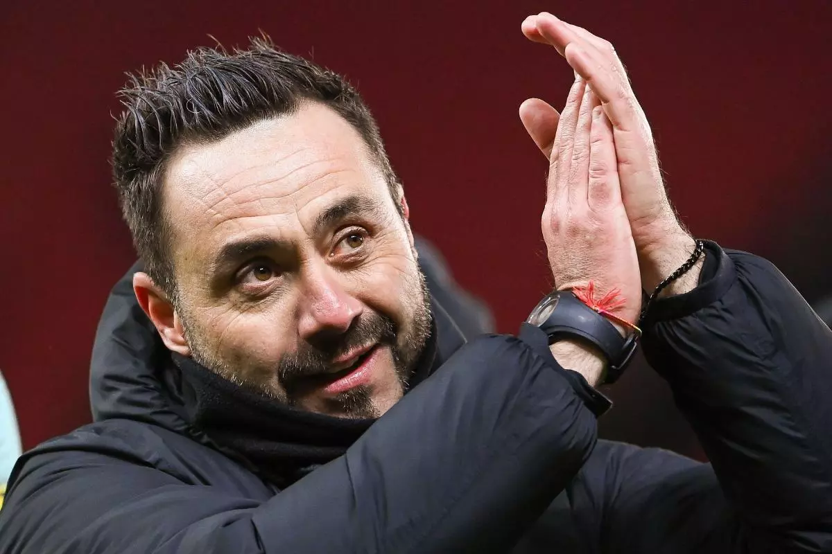 Brighton boss Roberto De Zerbi