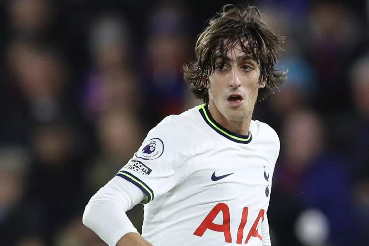 Bryan Gil of Tottenham Jan 2022