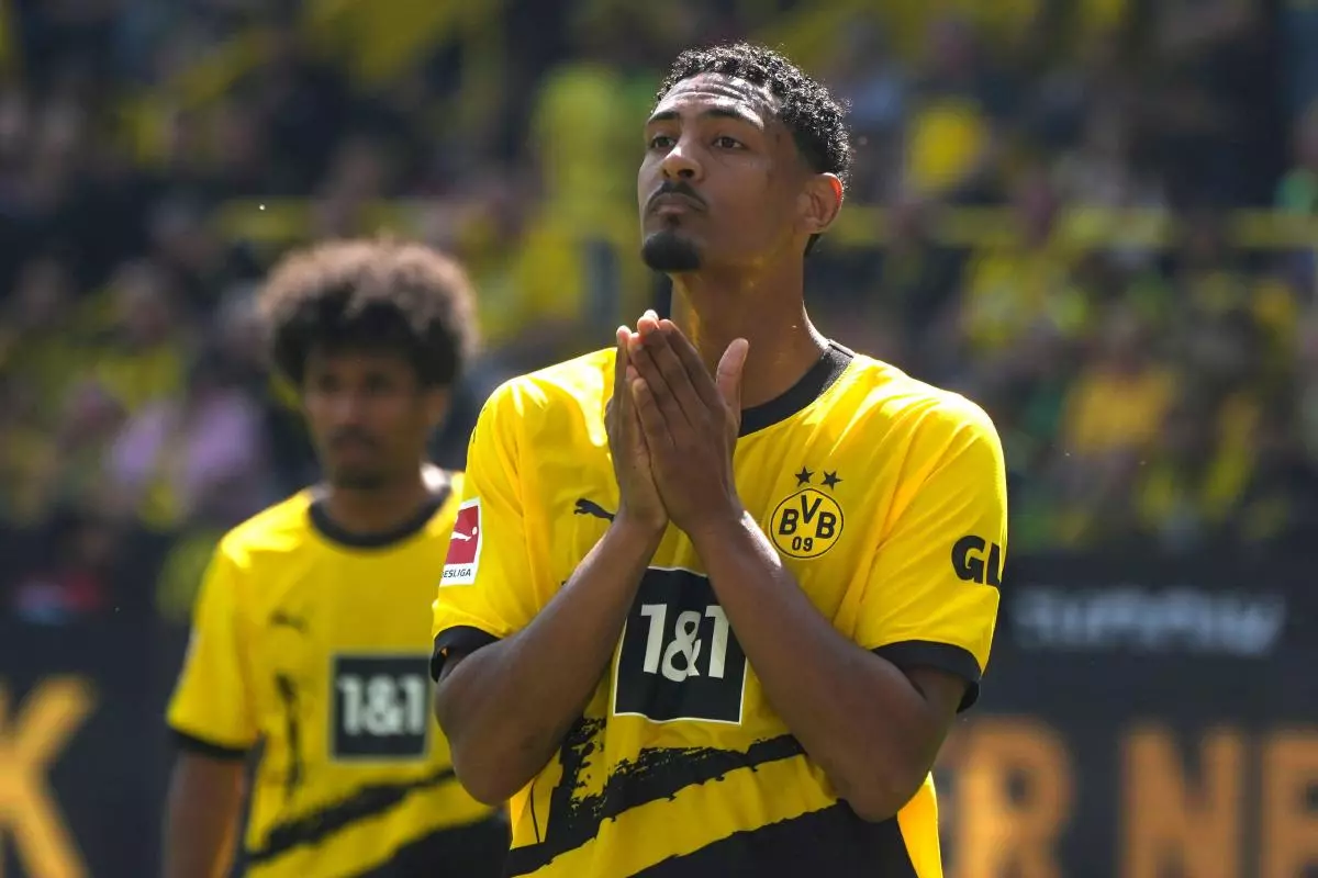 Borussia Dortmund's Sebastien Haller