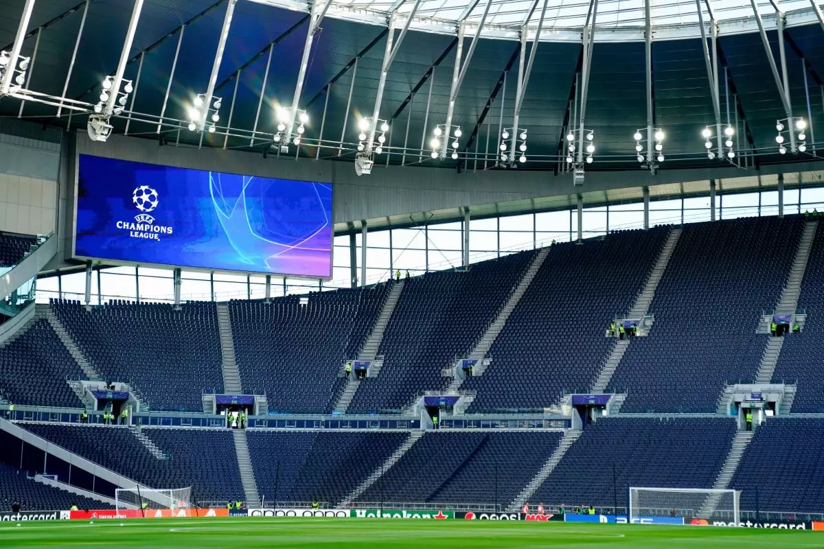 UEFA Champions League Group D match at the Tottenham Hotspur Stadium
