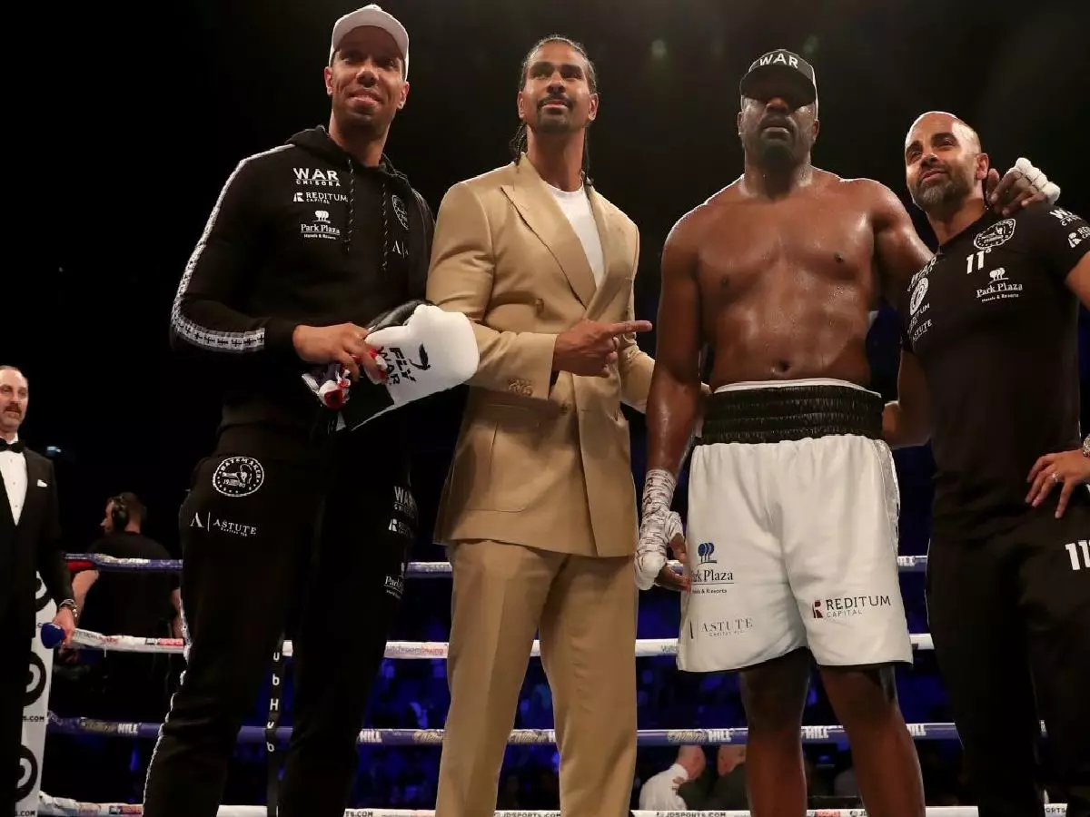 David Haye with Derek Chisora