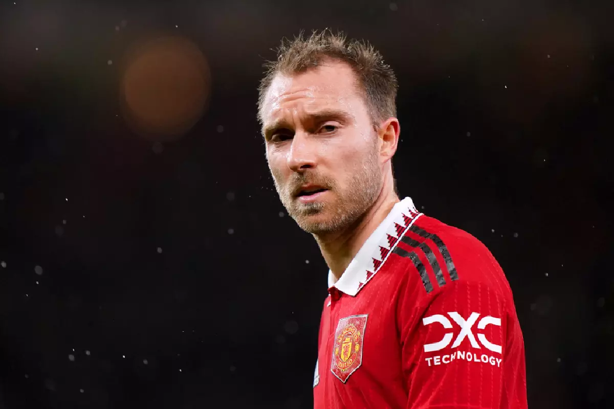 Christian Eriksen Man Utd Jan 2023