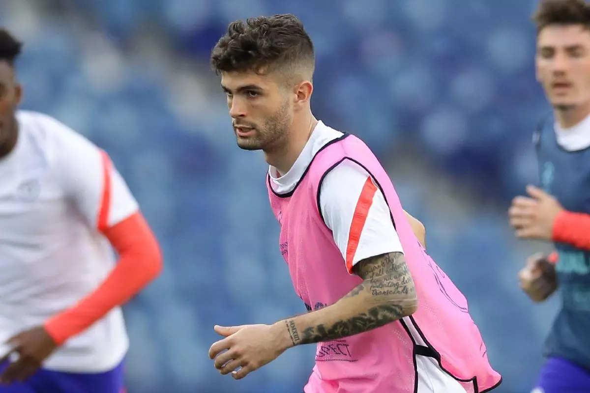 Christian Pulisic of Chelsea 28 May 2021