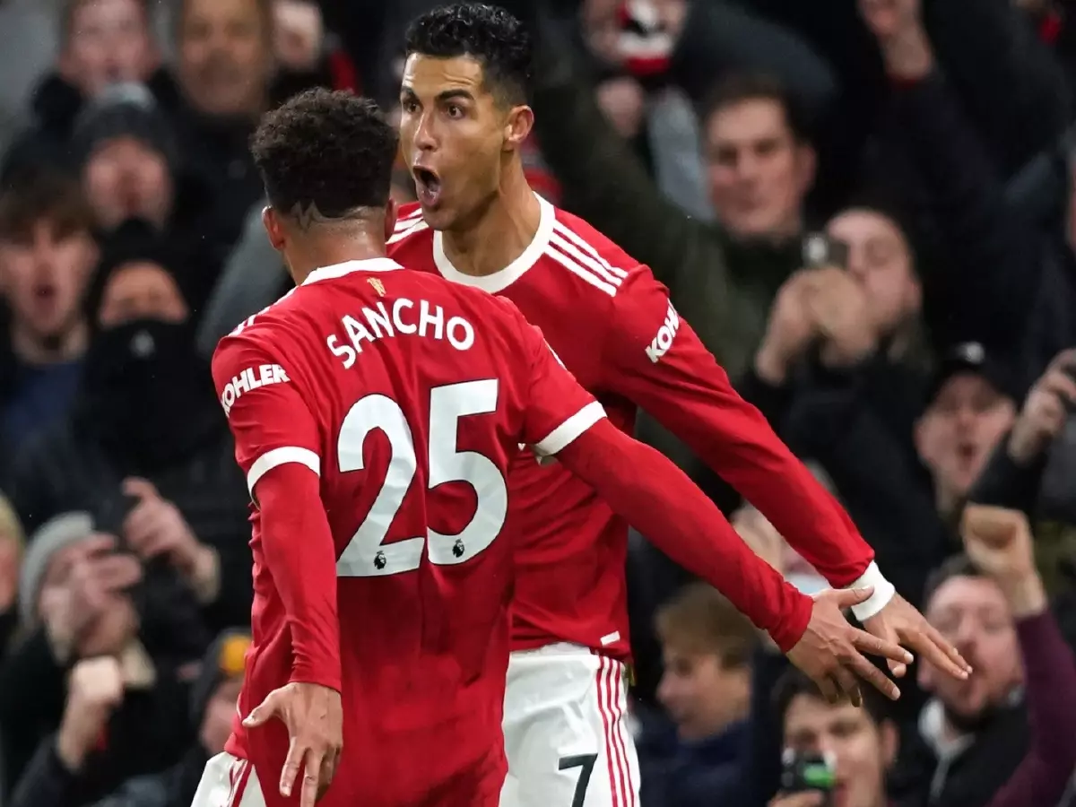 Cristiano Ronaldo Jadon Sancho Dec21