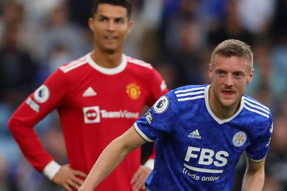 Cristiano Ronaldo Jamie Vardy Oct21