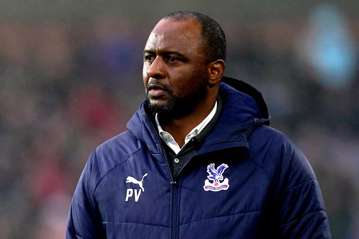 Crystal Palace manager Patrick Vieira