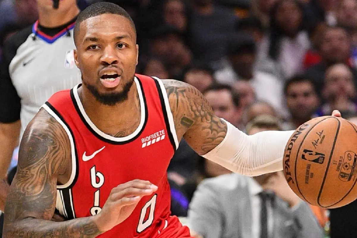 Damian Lillard of the Portland Trail Blazers in the NBA