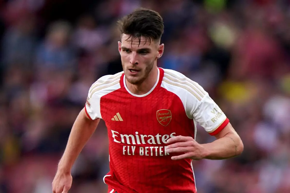 Declan Rice of Arsenal