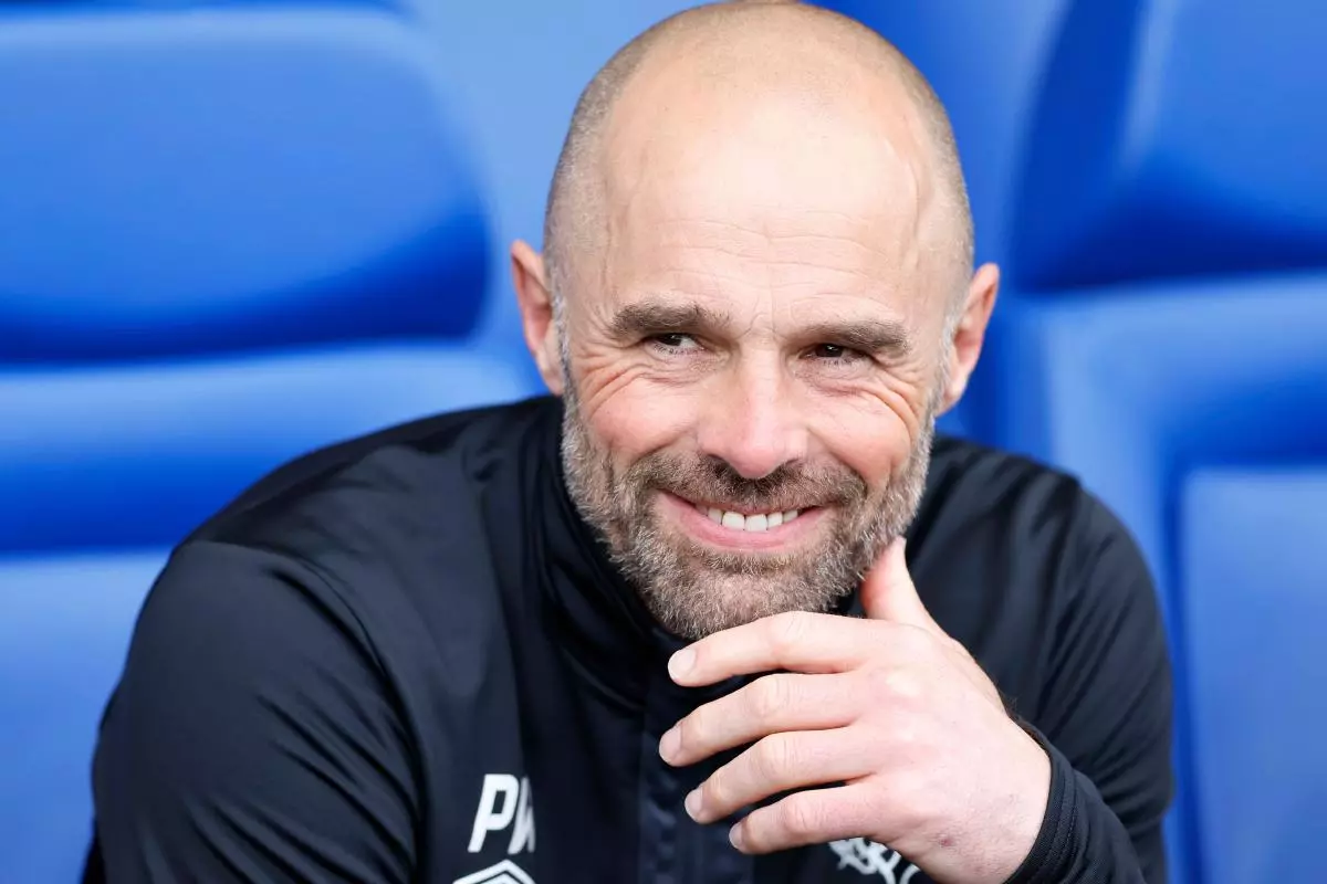 Derby County manager Paul Warne